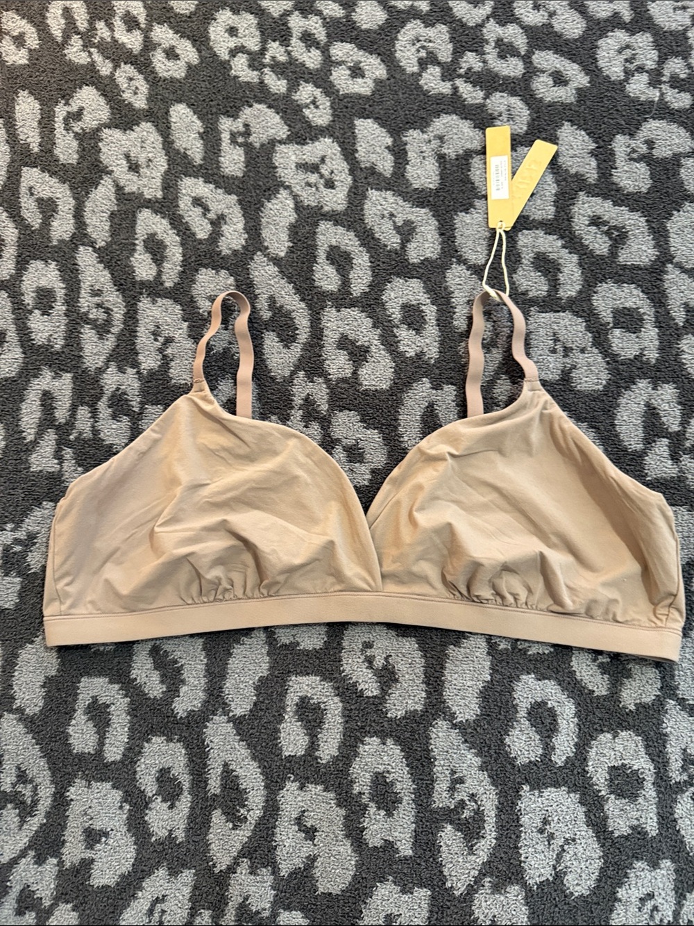 Skims Fits Everybody Crossover Bralette - Umber